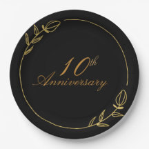 Personalizes Anniversary with Golden Frame