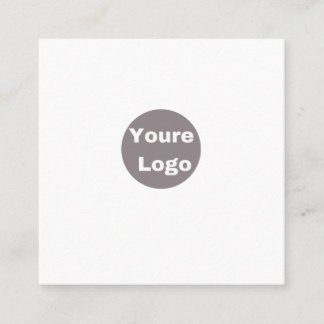 personallze quadratische visitenkarte