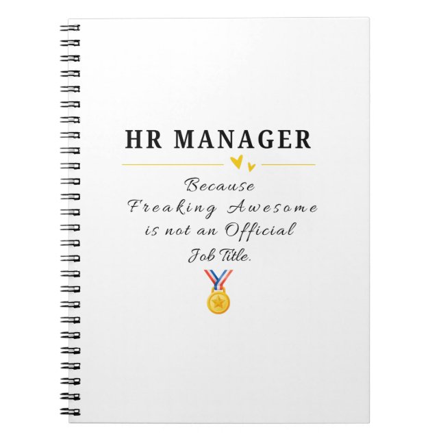 Personalmanager Notizblock (Vorderseite)