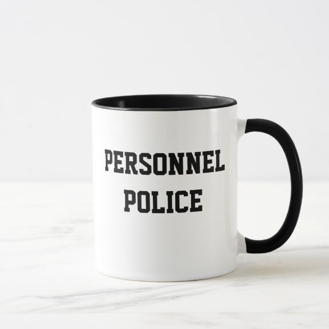 Personalpolizei Funny HR Nickname Geschenk Tasse (Rechts)