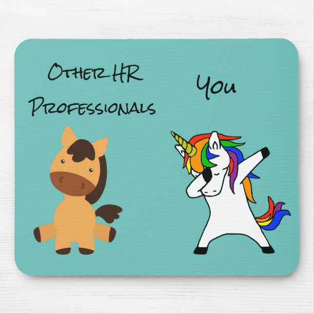 Personalverantwortliche für Pferdeschwanz Mousepad (Vorne)