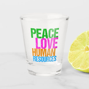 Personalverantwortlicher des Büros für die Liebe Schnapsglas
