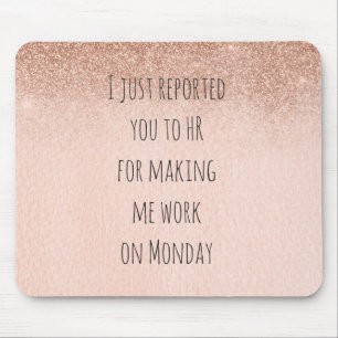 Personalverantwortlicher Funny Mousepad Büro Humor