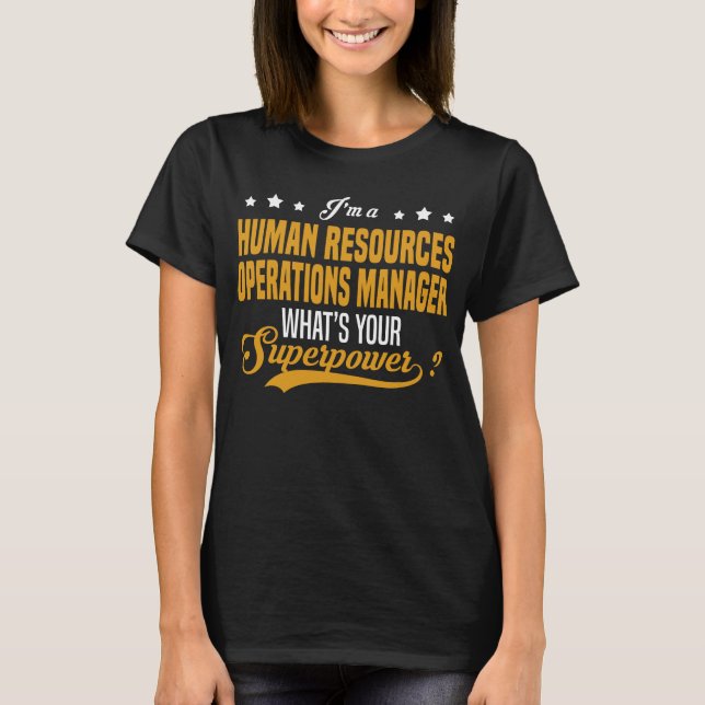 Personalverantwortlicher T-Shirt (Vorderseite)