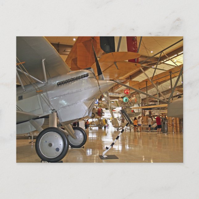 Personen, die das Nationale Museum der Marineflieg Postkarte (Vorderseite)