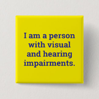 Personen mit visueller oder Hörbehinderung Button