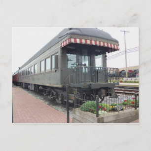 Personenkraftwagen.  Straßburger Eisenbahn Postkarte