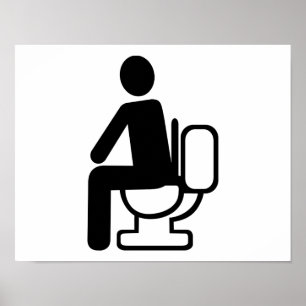 Personentoilette Poster
