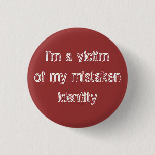 Personenverwechslung Button