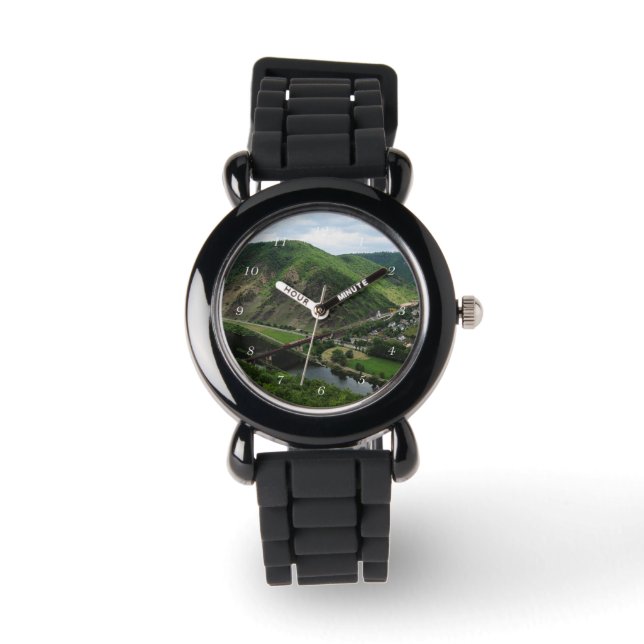 Personenzug in Ediger-Eller Armbanduhr (Vorderseite)