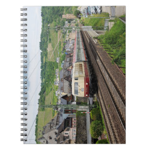 Personenzug in Oberwesel Notizblock