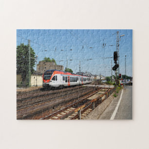 Personenzug in Rüdesheim am Rhein Puzzle