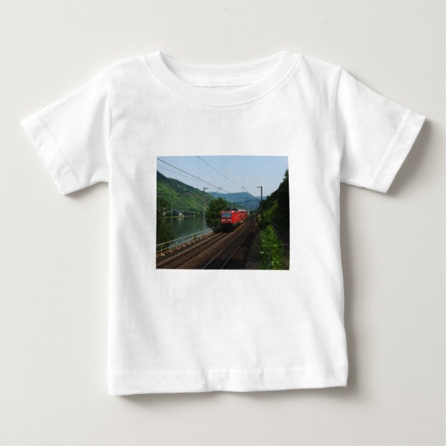 Personenzug in St. Aldegund Baby T-shirt (Vorderseite)