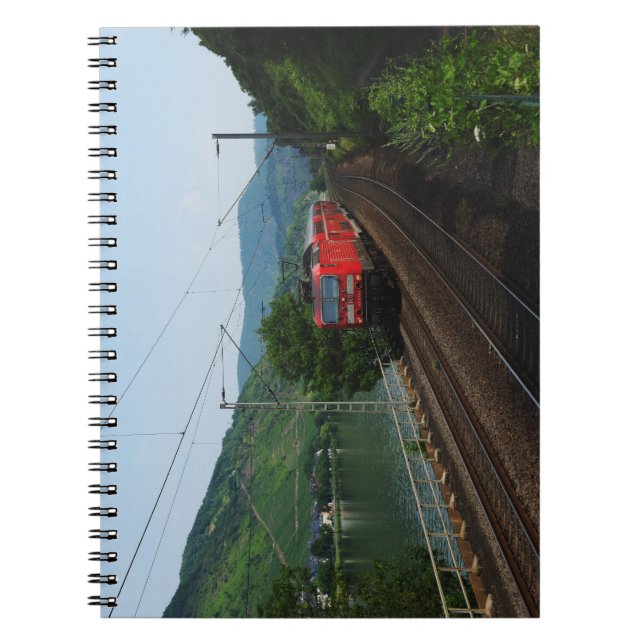 Personenzug in St. Aldegund Notizblock (Vorderseite)