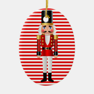 Personifizieren erster Nussknacker des Babys Keramik Ornament