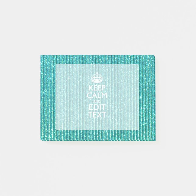 Personifizieren Sie BEHALTEN leicht RUHE UND Post-it Klebezettel (Vorderseite)