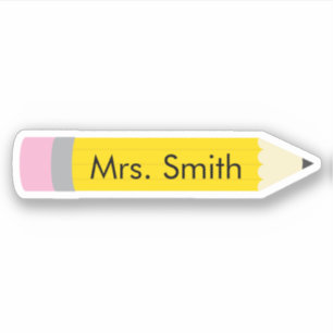 Personifizieren Sie Bleistift Aufkleber