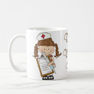 Personifizieren Sie brünette Tasse