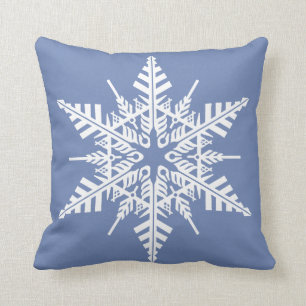 Personifizieren Sie dieses Schneeflocke-Kissen Kissen