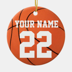 Personifizieren Sie es, Basketball Keramik Ornament