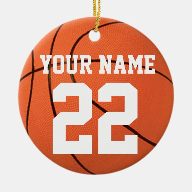 Personifizieren Sie es, Basketball Keramik Ornament (Vorne)