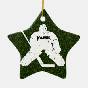 Personifizieren Sie es, Hockey-Tormann Keramikornament