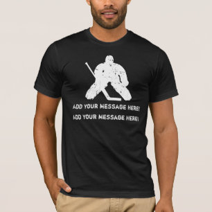 Personifizieren Sie es, Hockey-Tormann T-Shirt