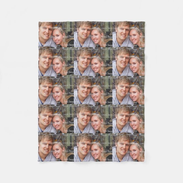 Personifizieren Sie Foto machen Ihre Selbst Fleecedecke (Vorderseite)