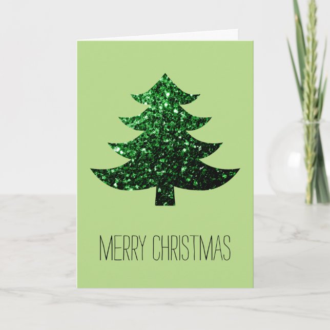 Personifizieren Sie funkelnd Feiertagskarte (Vorderseite)