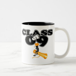 PERSONIFIZIEREN SIE KLASSE VON ABSOLVENTEN 09 ZWEIFARBIGE TASSE