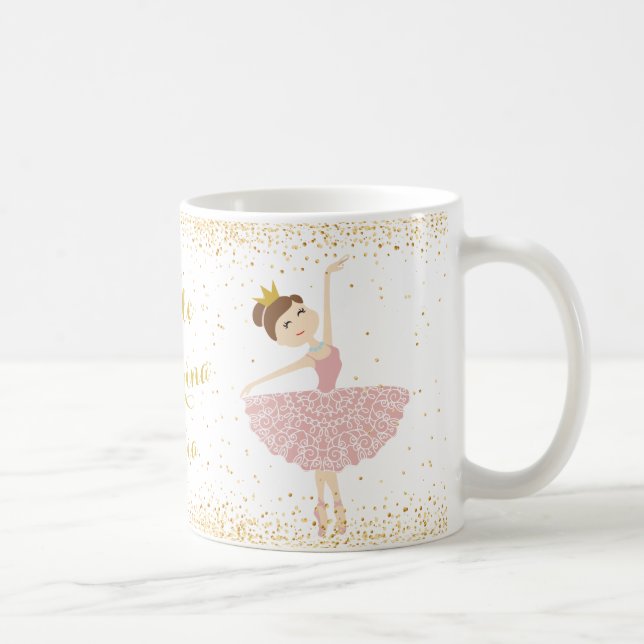 personifizieren Sie kleine Ballerinanamen-Tasse Kaffeetasse (Rechts)