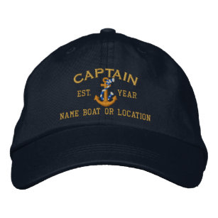 Personifizieren Sie leicht diesen Kapitän Rope Bestickte Kappe