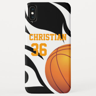 Personifizieren Sie lodernden Basketball B/W Case-Mate iPhone Hülle