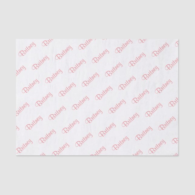 Personifizieren Sie: Mädchen-rosa Seidenpapier (Vorderseite)