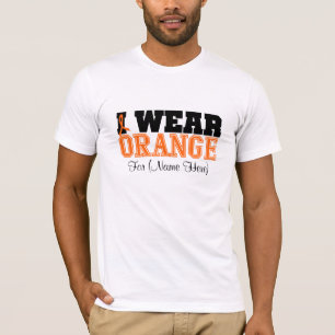 Personifizieren Sie mich tragen orange T-Shirt
