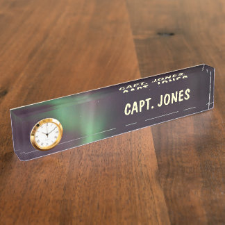 Personifizieren Sie Nord-Lichter Aurora Borealis Namensplakette