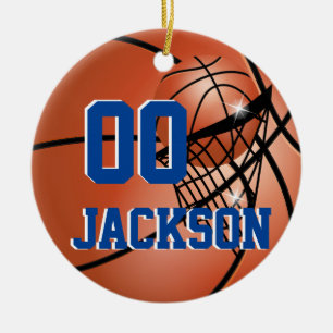Personifizieren Sie Superstern-Spieler-Basketball Keramik Ornament