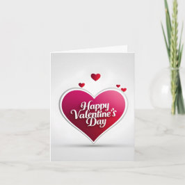 Personized Classic Romantic Valentine's Day Card Feiertagskarte