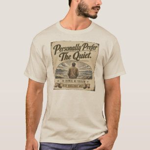 Persönlich bevorzuge ich das ruhige Vintage-Retro- T-Shirt