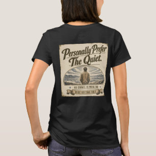 Persönlich bevorzuge ich das ruhige Vintage-Retro- T-Shirt