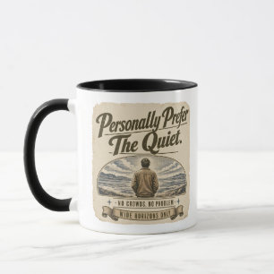 Persönlich bevorzuge ich das ruhige Vintage-Retro- Tasse