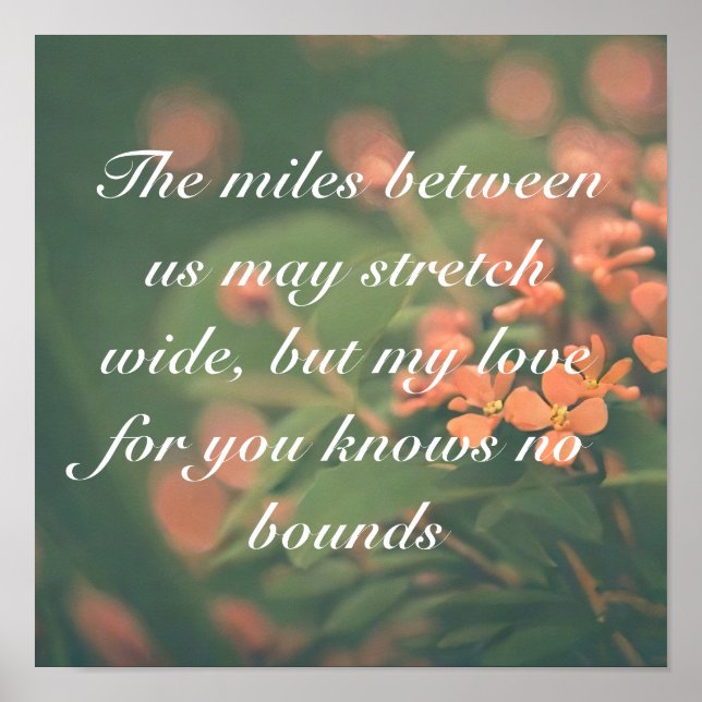 Persönlich bin ich wirklich vermissen Sie Sprichwo Poster (Vorne)