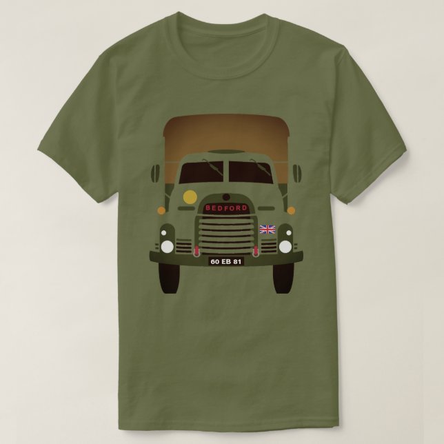 PERSÖNLICH BRITISCHER ARMY VETERAN TRUCK T - Shirt (Design vorne)