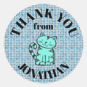 Persönlich danke Ihnen Stickers - Shades of Blue