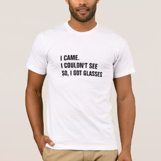 Persönlich gestaltete, lustig anpassbare 'I Came, T-Shirt