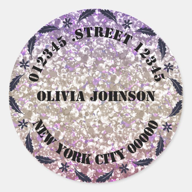 Persönlich glänzende Aufkleber (Vorderseite)