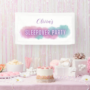 Persönlich personalisiertes "Sleepover-Party"   Pa Banner