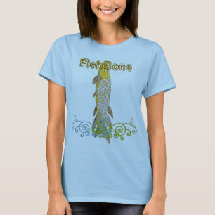 Persönlich sagen alles Fishbone Aqua Yellow T-Shirt