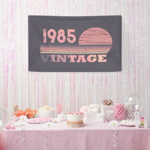Persönlich Vintages 40. Party Banner