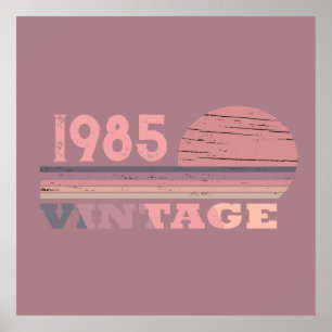 Persönlich Vintages 40. Party Poster